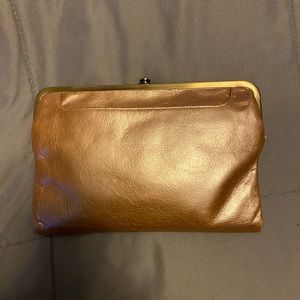 HOBO “Rose Gold” Leather Clutch Crossbody